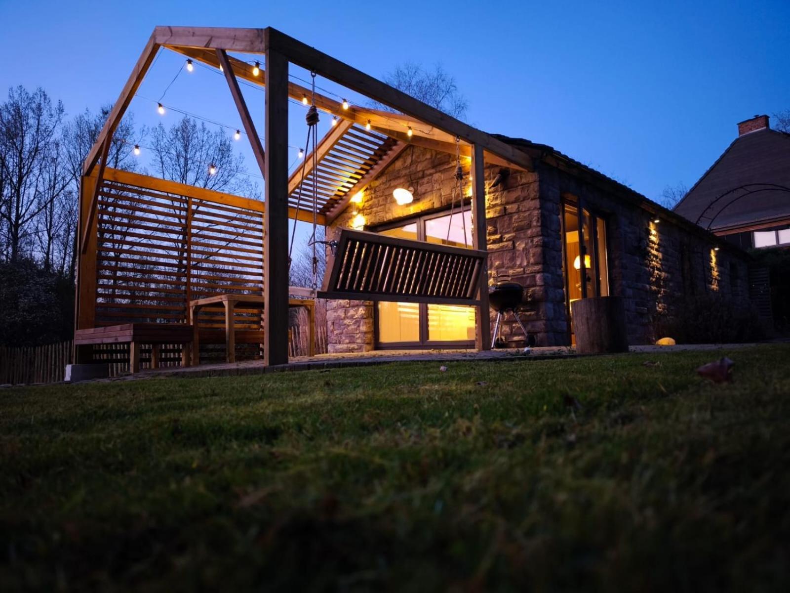 Out & Lodge Les Spirous Les Géronsarts Exteriér fotografie